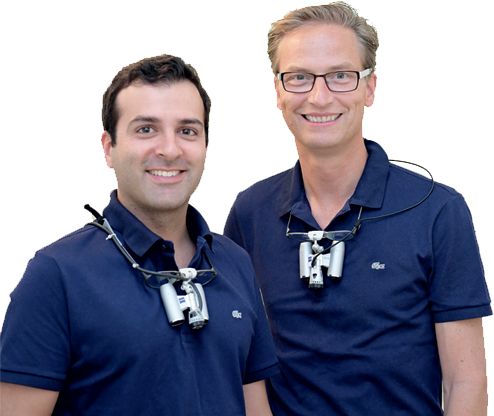 Zahnarztpraxis Dr. Jens Frößler: Jens Frößler(re.) / Miran Maroofi (li.) Zahnarztpraxis Dr. Jens Frößler: Jens Frößler(re.) / Miran Maroofi (li.)